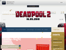 Tablet Screenshot of cinescope.be