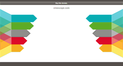Desktop Screenshot of cinescope.com