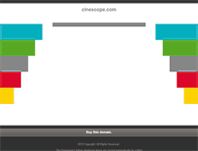 Tablet Screenshot of cinescope.com